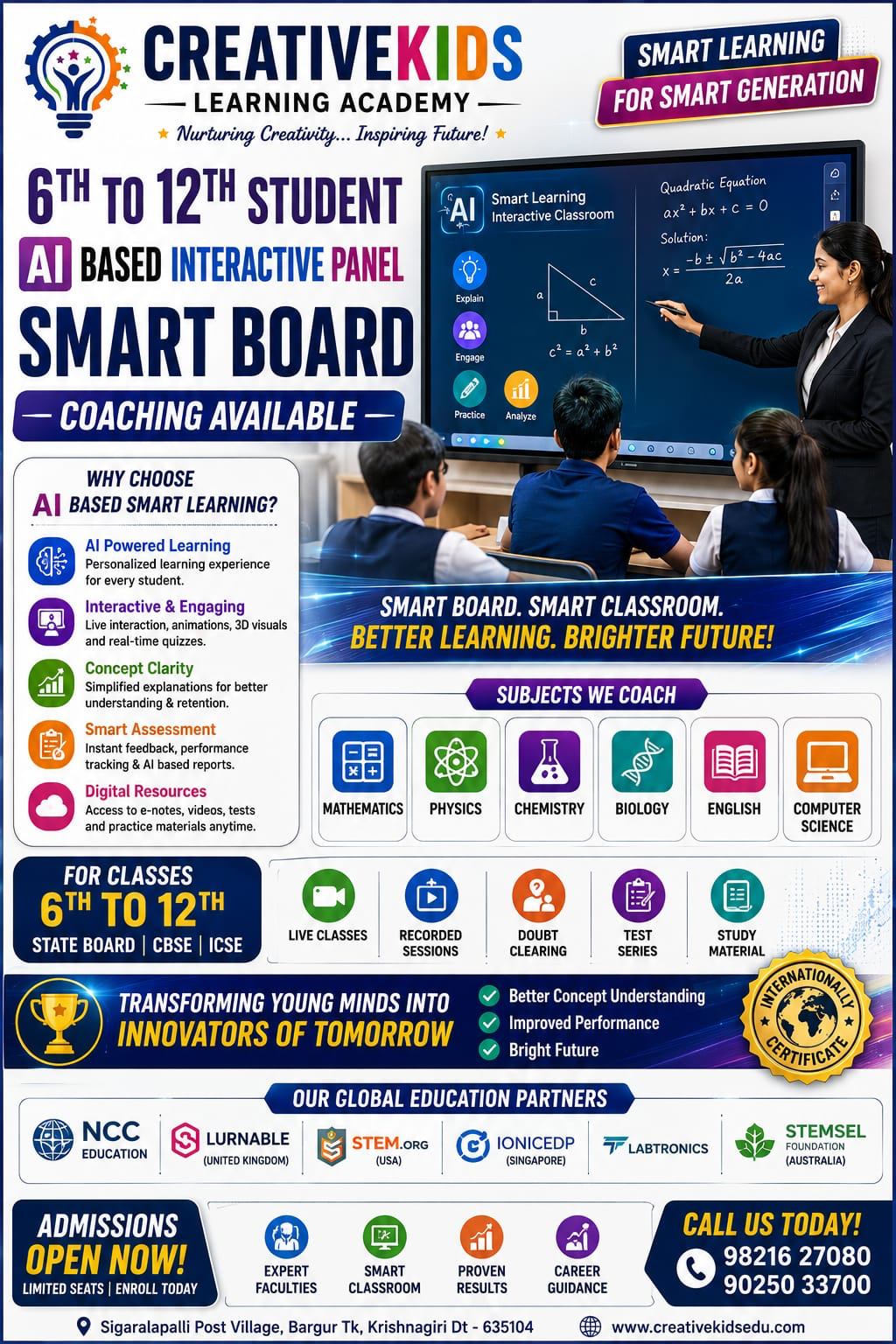Interactive panel tuition for students